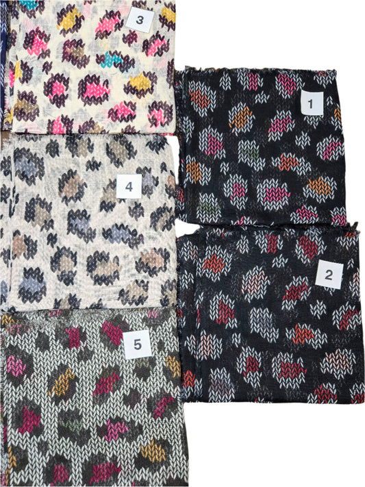 Abstract Multicolor Leapord