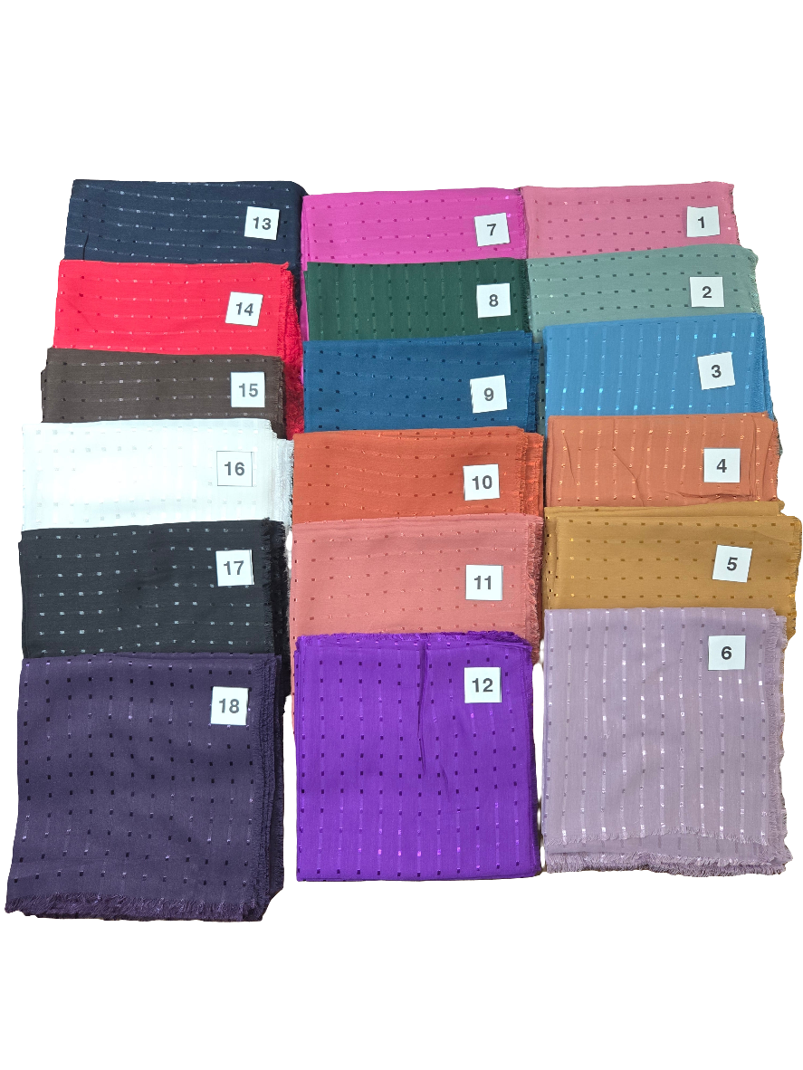 Solid color fancy square