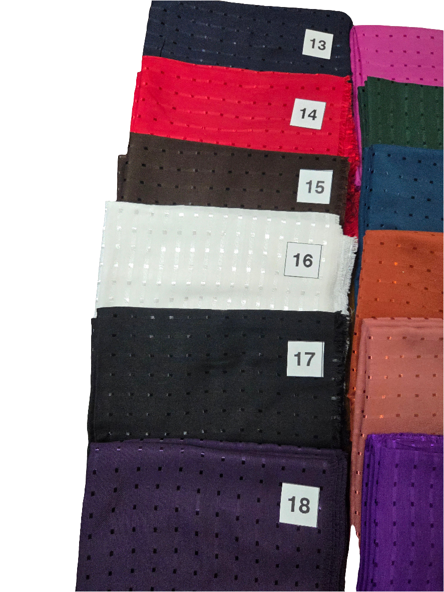 Solid color fancy square