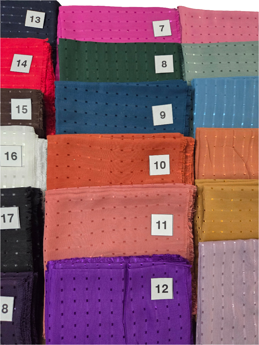 Solid color fancy square
